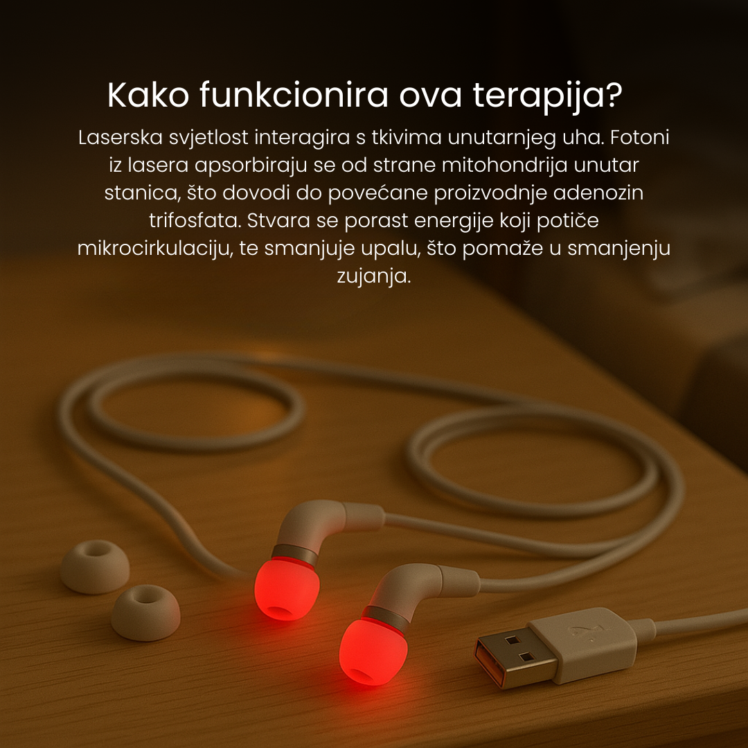LLLT Laserske slušalice za tinitus